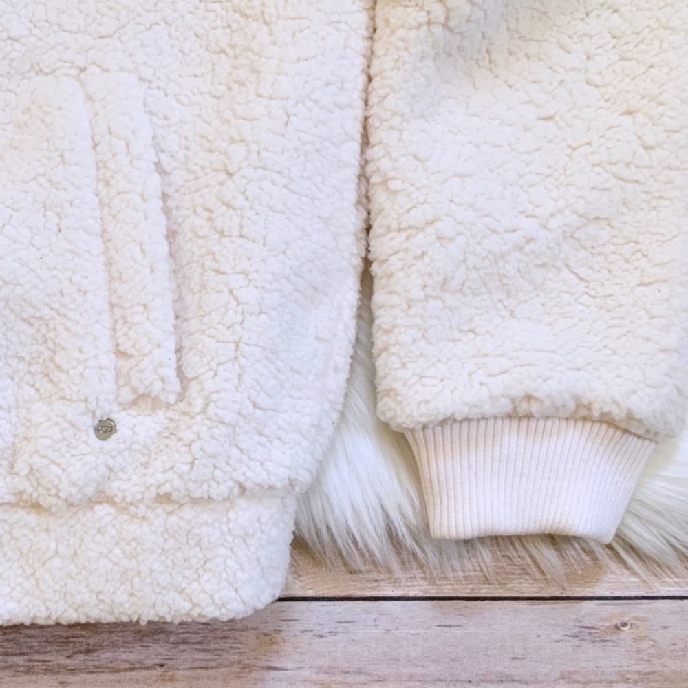 UGG Cream Annalise Teddy Jacket - Picture 6 of 8